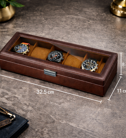 Uhrenorganizer mit 6 Fächern