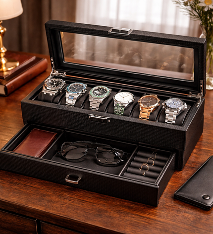 Uhrenhalter mit 6 Fächern