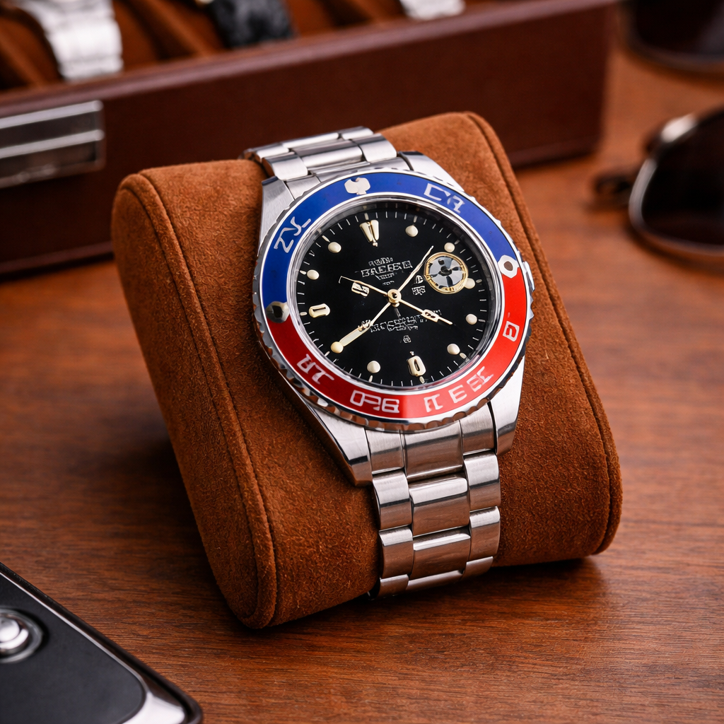 6-Slot Organizer w Drawer Brown