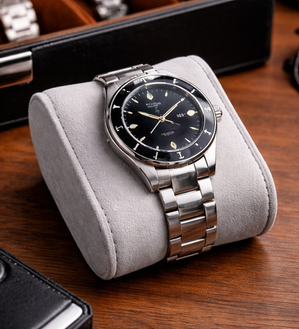 Uhrenbox (6 Fächer) - Schwarz