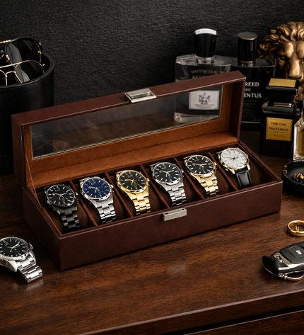 Uhrenorganizer mit 6 Fächern