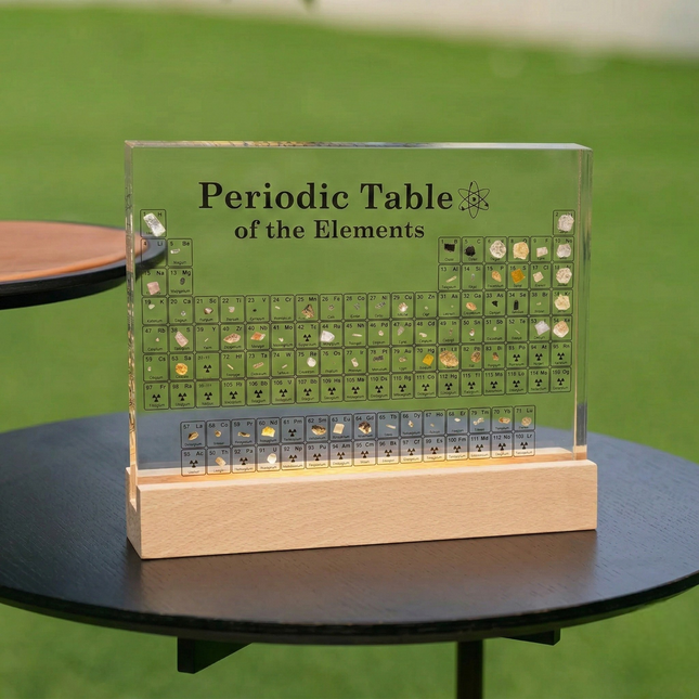 Periodensystem mit realen Elementen